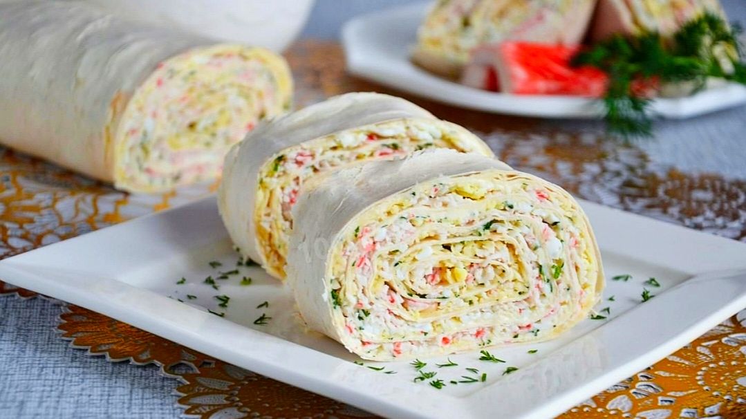 РУЛЕТ ИЗ ЛАВАША 😋👍