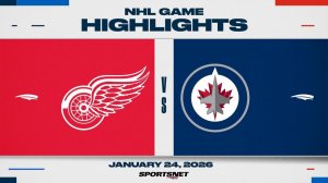 25.01.2026 | ОБЗОР МАТЧА | Виннипег Джетс - Детройт Ред Уингз | Highlights