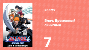 Блич: Временный синигами 7 серия (аниме-сериал, 2004)