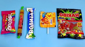 Самая вкусняшка как всегда, Харибо, Чупачупс, Баунти, Фрутелла, Скитлз!