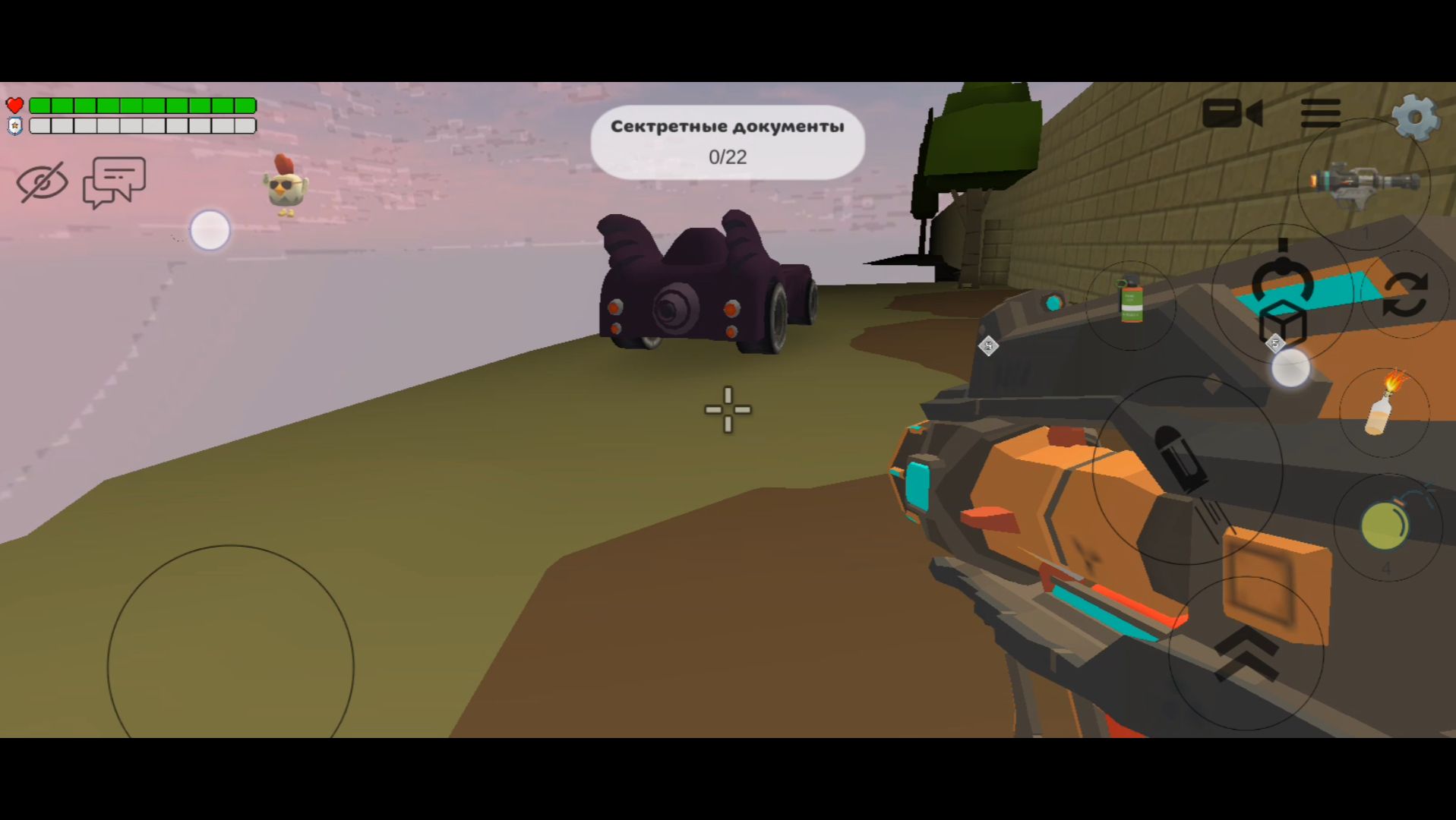 как угнать БЭТ МОБИЛЬ в Chicken Gun?!😮