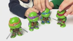 ★ Черепашки Ниндзя. Игрушки появляются из сюрпризов