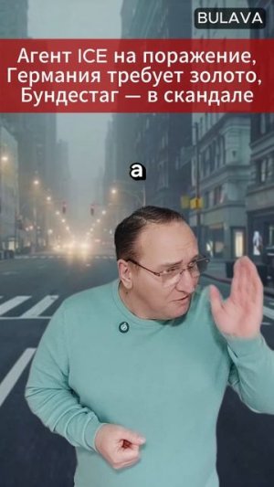 🔥 Агент ICE на поражение, Германия требует золото, Бундестаг — в скандале