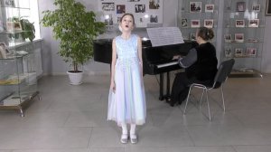 Шестакова Алиса. Р.н.п. в обр. М. Красева "Перевоз Дуня держала"