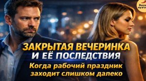 Закрытая вечеринка и её последствия. Когда рабочий праздник заходит слишком далеко | Рассказ мужчины