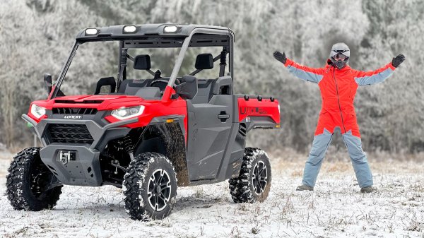 Впервые на экране! Самый доступный грузовой мотовездеход Loncin Uwolf 1000