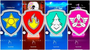 Мультики для Детей Щенячий Патруль Tiles Hop - ГОНЩИК, МАРШАЛЛ, ЭВЕРЕСТ, СКАЙ