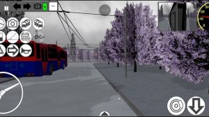 Micro-Trolleybus Simulator. Старый город. Поездка по специальному маршруту