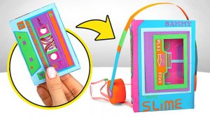 Крутой ретропроигрыватель 🎶 DIY из бумаги ✂️