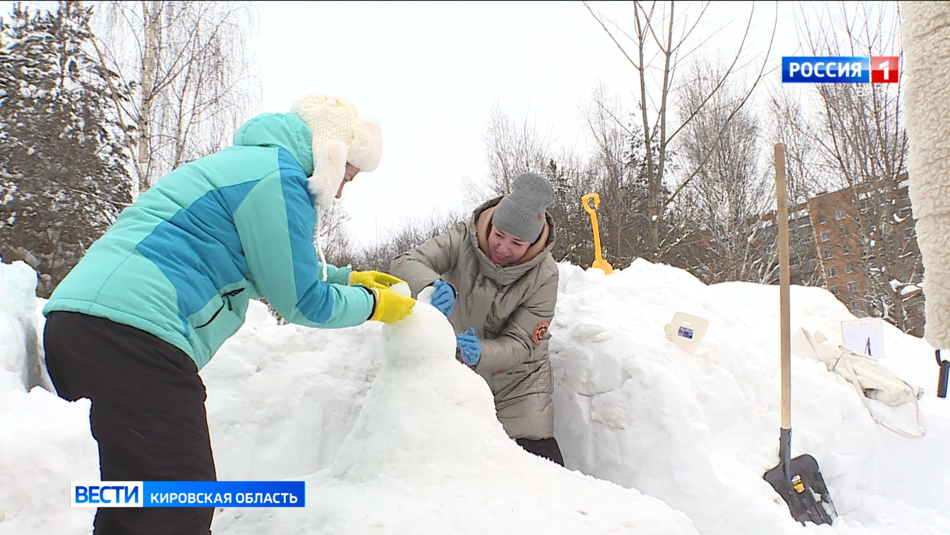 В Кирово-Чепецке подвели итоги конкурса снежных фигур смотреть онлайн