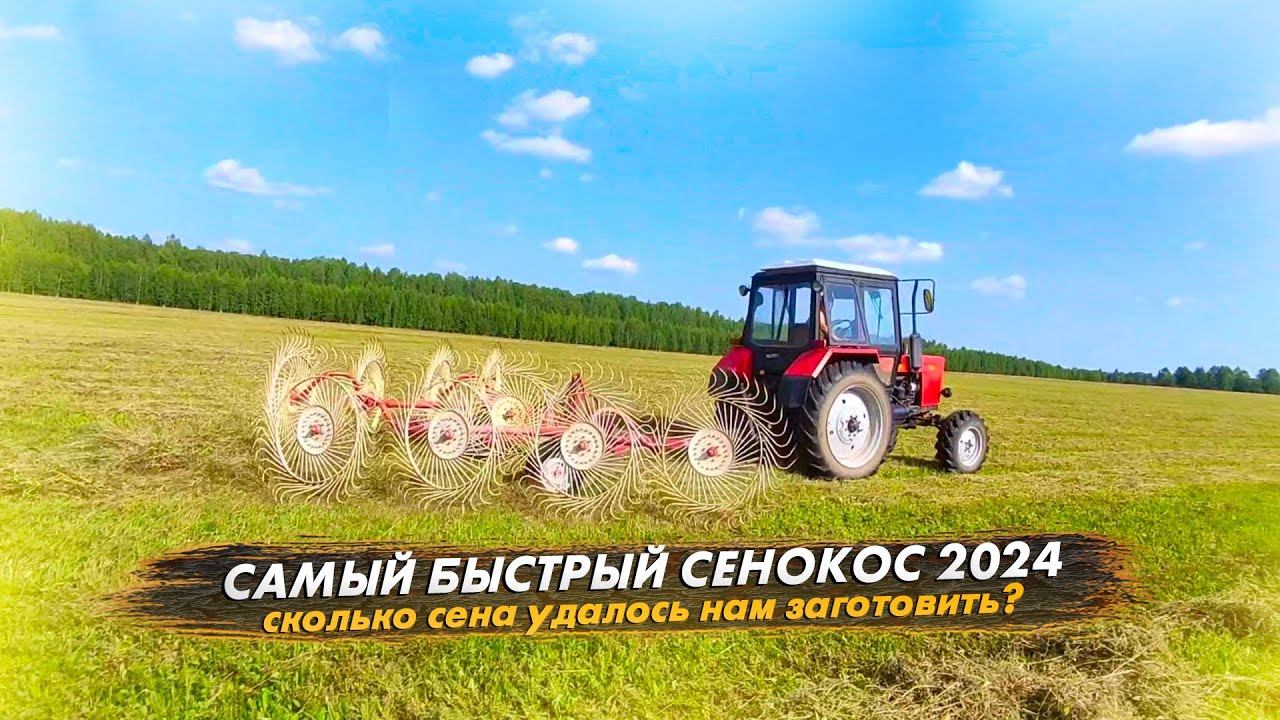 Сенокос 2024 завершен! Сколько сена заготовили, хватит ли нам сена на зиму? смотреть онлайн