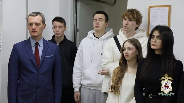 За кулисами криминалистики: экскурсия студентов в ГУ МВД Нижегородской области смотреть онлайн