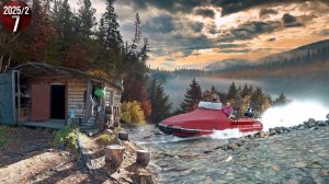 Изба в горах Полярного Урала. Дожди, поднимаемся к истокам горной реки. Жизнь семьи в тайге. 7с