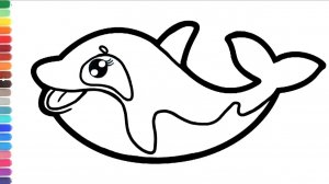 Мультик - раскраска для детей КАСАТКА. Учимся как рисовать КАСАТКУ.