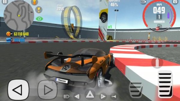 Проверяю на стадионе Макларен и Бугати в Симулятор автомобиля 2 / Car simulator 2
