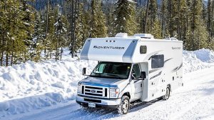 Американский автодом в условиях русской зимы. Отопление, движение по заснеженной дороге