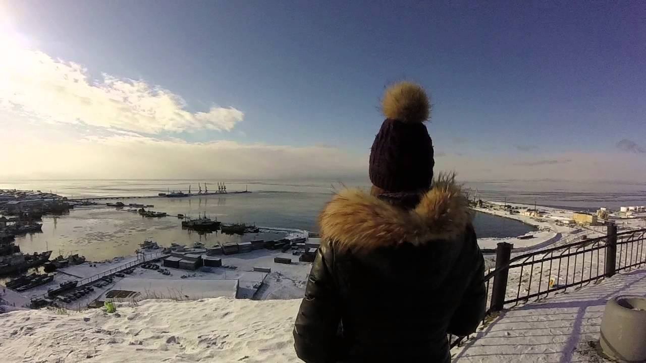 Корсаковский порт, смотровая площадка смотреть онлайн