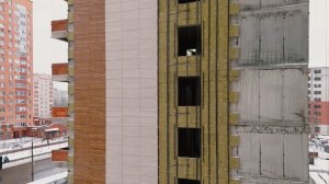 В «Гранд Комфорте» устанавливают вентилируемый фасад