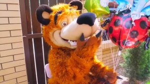 Настя и Медведь - история с воздушными шариками ⧸ Nastya and