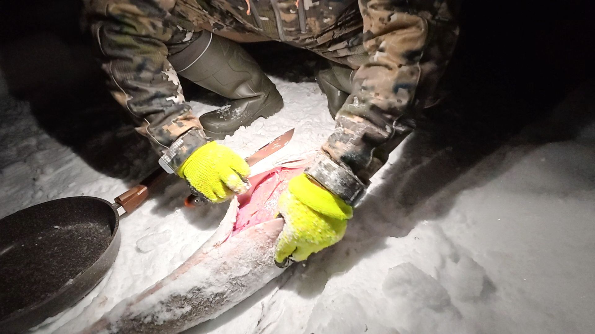 ГОТОВЛЮ НА УЖИН КРУПНОГО НАЛИМА/ЖИВУ В ИЗБЕ ЗИМОЙ. ПРОВЕЛИ РАЗВЕДКУ ПО ХАРИУСУ НА СНЕГОХОДЕ СМ-003. смотреть онлайн