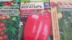 26.01.2026 Что новенького из семян и планов на сезон 2026?