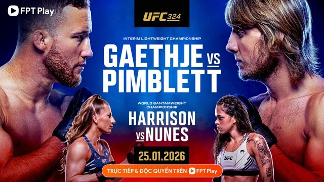 UFC 324 - JASTINE GAETHJE vs PEDDY PIMBLETT смотреть онлайн