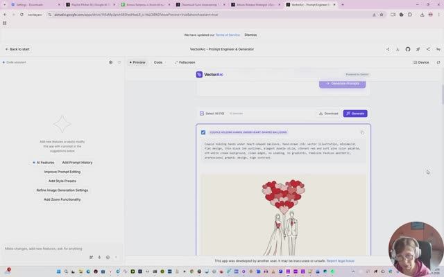 Как создать свое приложение в Google AI Studio смотреть онлайн