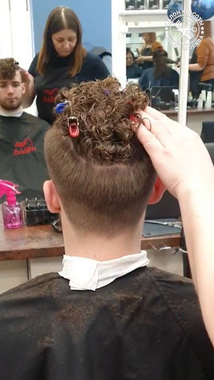 Мужская завика и стрижка