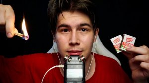 АСМР СПИЧКИ - ЗВУКИ ОГНЯ И МНОГО МУРАШЕК