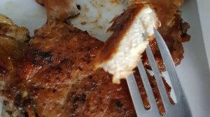 Антрекот в духовке с маринованным луком