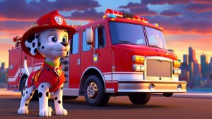 🔥Сборник песен про Пожарную Машину и Маршала 🔥 Щенячий патруль!