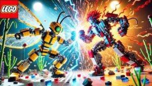 LEGO Bumblebee против Муравьиного робота – Кто быстрее преодолевает препятствия