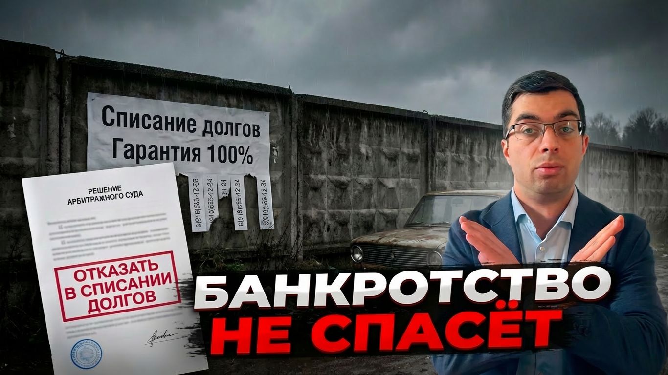 10 Ошибок Банкрота, из-за которых ОТКАЖУТ в списании долгов