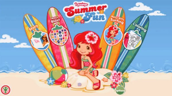 Летнее развлечение с Клубничкой и ее Подругами | Игра для Детей (Strawberry Shortcake Summer Fun)