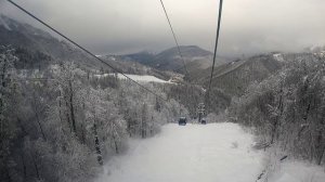 Подьем в горы Роза Хутор. Часть1