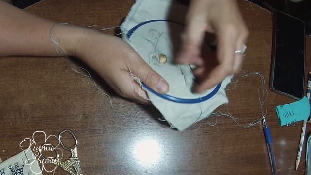 Кувшинка - вышивка. Цветочная поляна.