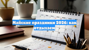 Майские праздники 2026: как отдыхаем