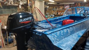 Установка дистанции на лодку казанка м  глодиатор 9.9про