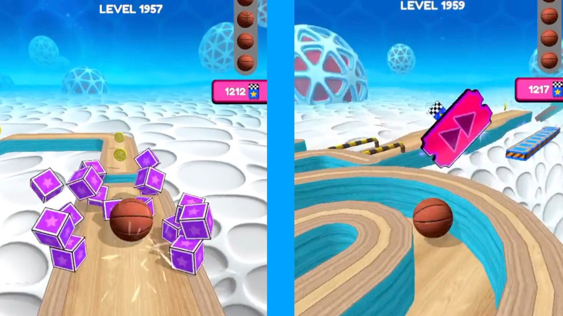 Going Balls Super Speed run Gameplay New Update Level 1957 to 1960 Goal ball Race смотреть онлайн