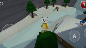 Как пройти Снежную долину в super bear adventure