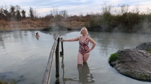 51)На зиму в Абхазию-4. Эшера, на горячем источнике