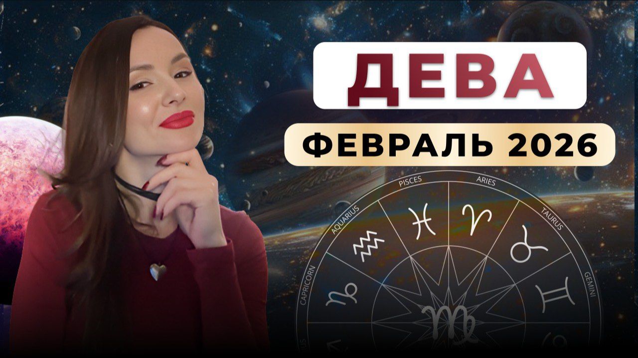 ДЕВА - астрологический прогноз на февраль 2026 смотреть онлайн