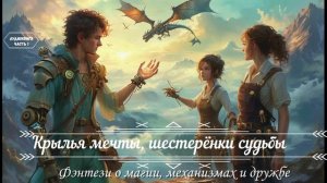 🎧АУДИОКНИГА ПОЛНОСТЬЮ🔮Крылья мечты шестерёнки судьбы⚙️ЧАСТЬ1️⃣юмористическое фэнтези приключения⚔️