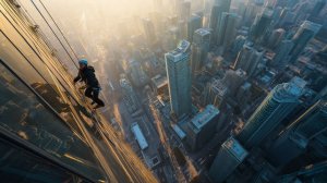 Скалолаз на Тайване забрался на небоскреб высотой в 509 метров без страховки