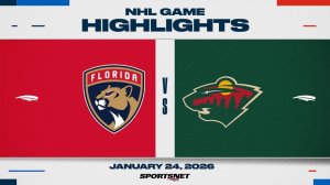 25.01.2026 | ОБЗОР МАТЧА | Миннесота Уайлд - Флорида Пантерз | Highlights