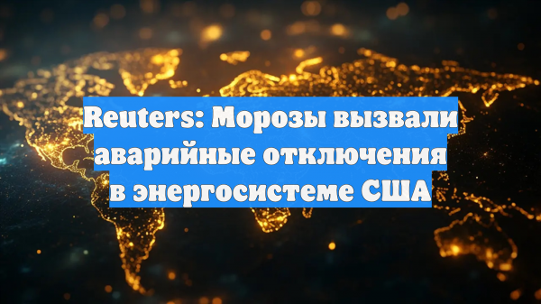 Reuters: Морозы вызвали аварийные отключения в энергосистеме США