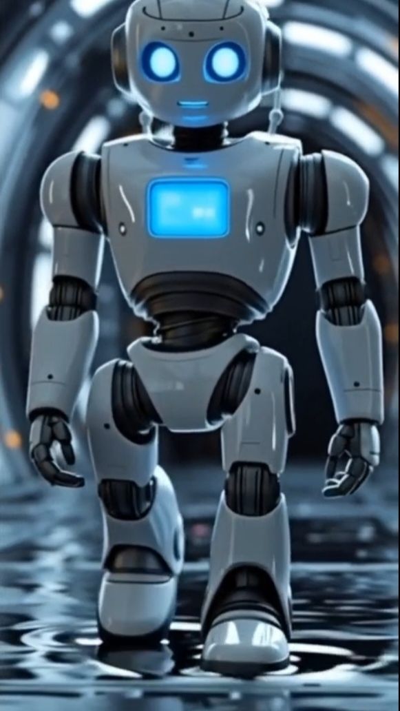 Роботы и цветы, мультфильм