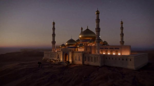 Золотой дворец - построение в Blender 5.0