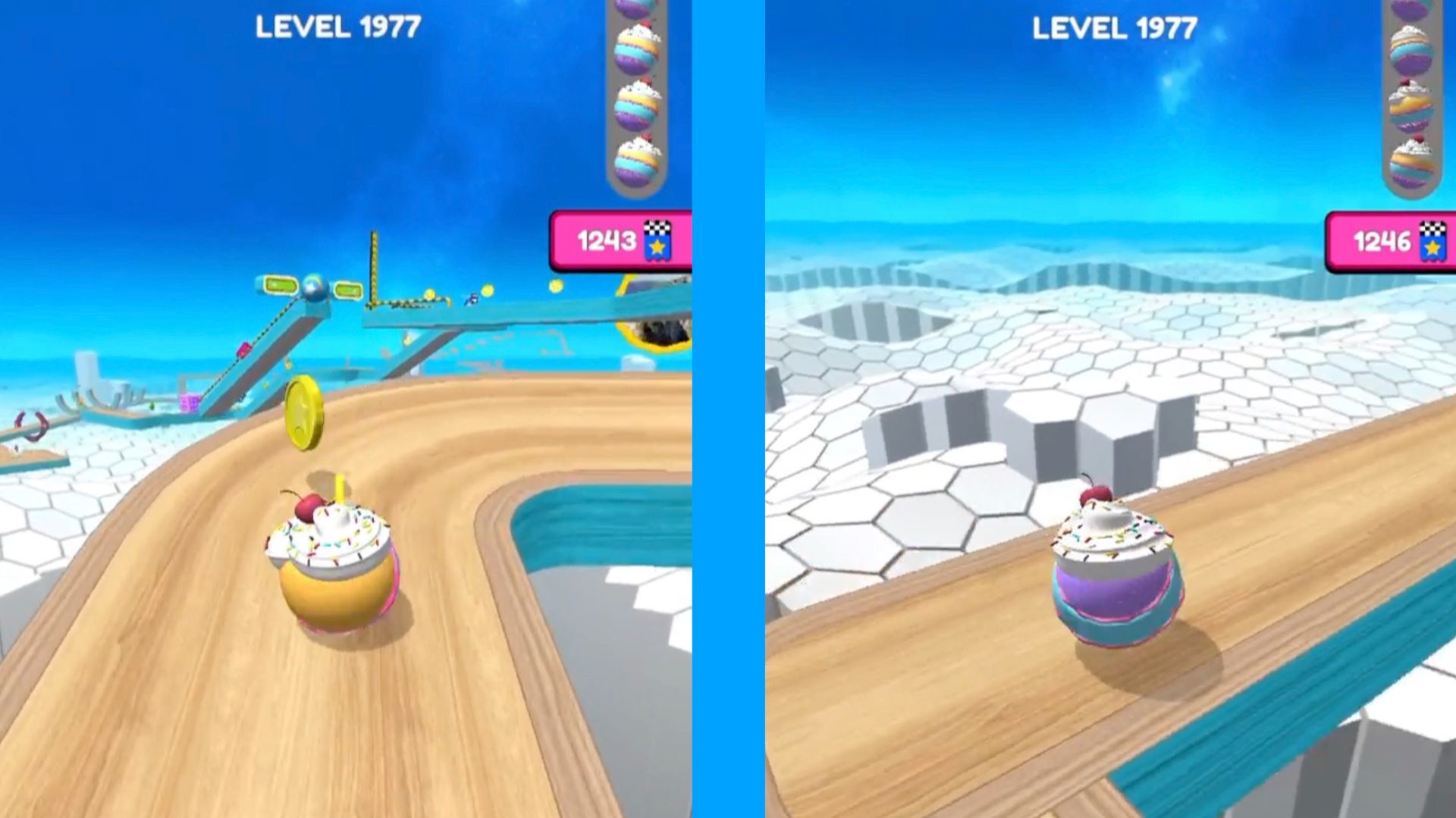 Going Balls Super Speed run Gameplay New Update Level 1977 смотреть онлайн