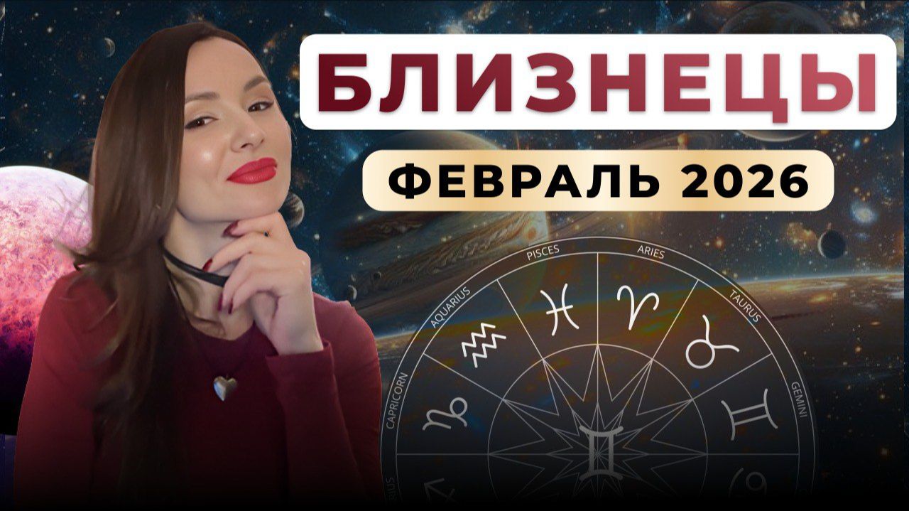 БЛИЗНЕЦЫ - астрологический прогноз на февраль 2026 смотреть онлайн